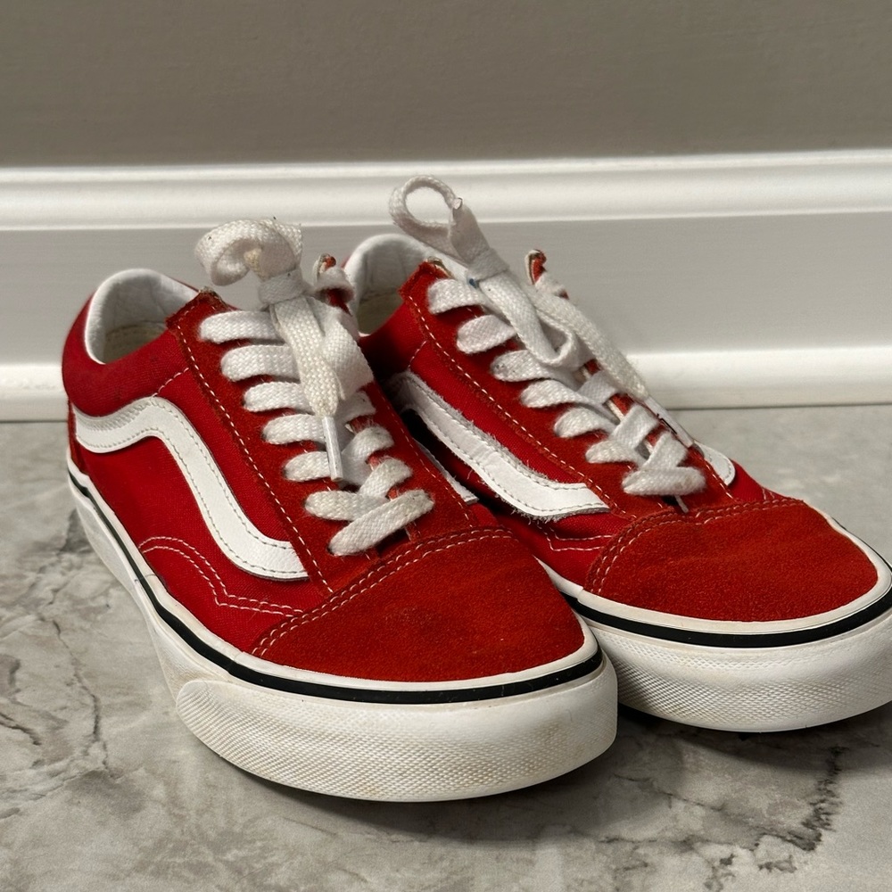 Vans for Boys, size 4 men, size 5.5 women, barely worn